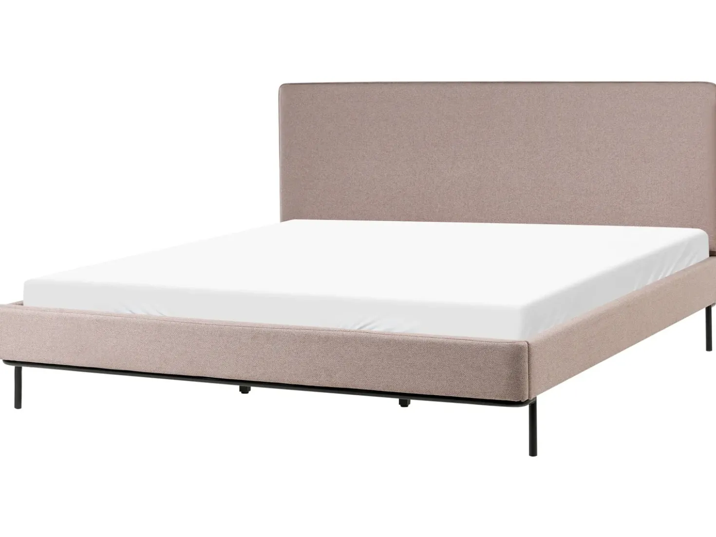 Letto Tessuto CORIO 180 x 200 cm Tortora
