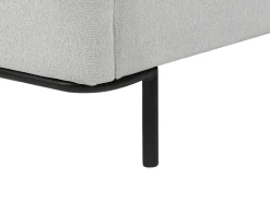 Letto Tessuto CORIO 180 x 200 cm Grigio chiaro