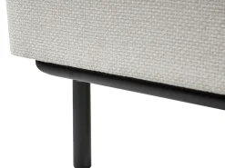 Letto Tessuto CORIO 180 x 200 cm Beige chiaro