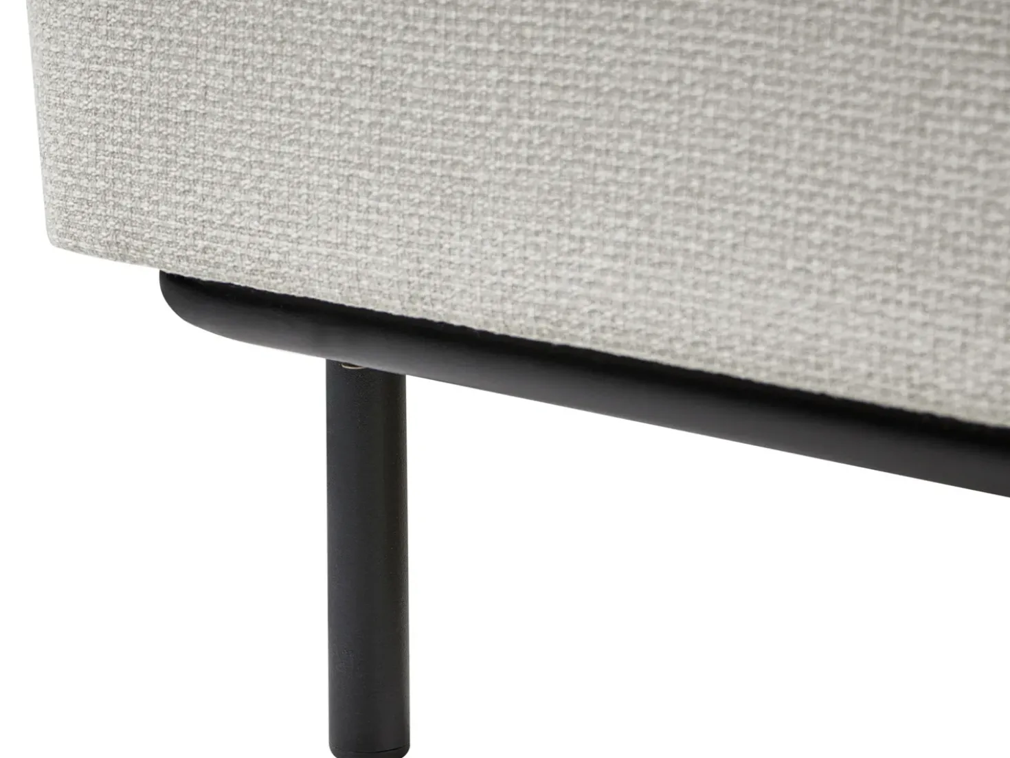 Letto Tessuto CORIO 180 x 200 cm Beige chiaro