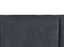 Letto Tessuto IZERNORE 160 x 200 cm Grigio scuro