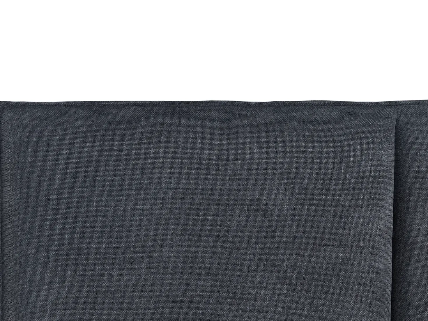 Letto Tessuto IZERNORE 160 x 200 cm Grigio scuro