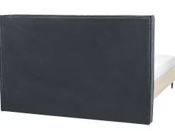 Letto Tessuto IZERNORE 160 x 200 cm Grigio scuro