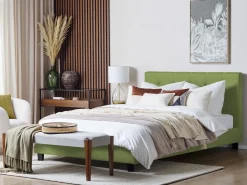 Letto Tessuto LA ROCHELLE 180 x 200 cm Verde