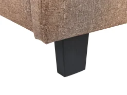Letto Tessuto LA ROCHELLE 180 x 200 cm Marrone