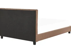 Letto Tessuto LA ROCHELLE 180 x 200 cm Marrone