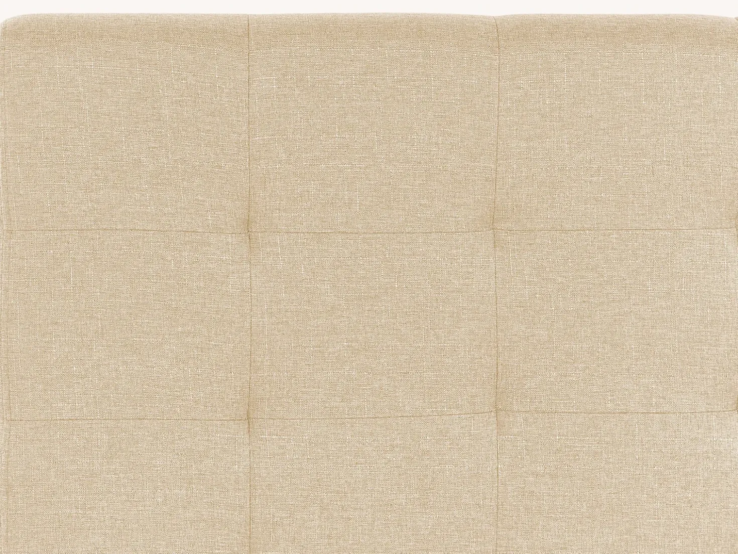 Letto Tessuto LA ROCHELLE 180 x 200 cm Beige