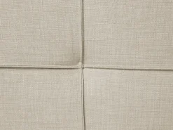 Letto Tessuto LANNION 180 x 200 cm Beige chiaro