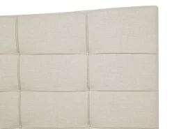 Letto Tessuto LANNION 180 x 200 cm Beige chiaro