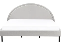 Letto Tessuto MARGUT 180 x 200 cm Grigio chiaro