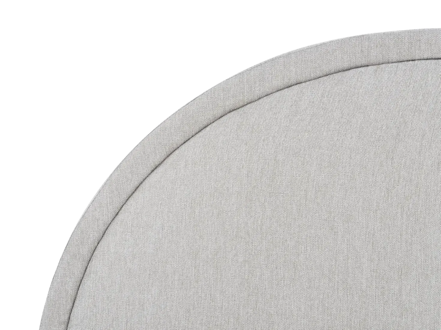 Letto Tessuto MARGUT 180 x 200 cm Grigio chiaro