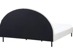 Letto Tessuto MARGUT 180 x 200 cm Beige chiaro