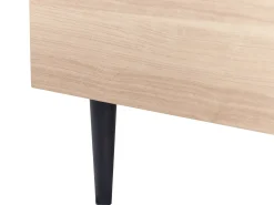 Letto Tessuto MILLAY 180 x 200 cm Bianco sporco