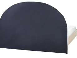 Letto Tessuto MILLAY 180 x 200 cm Bianco sporco