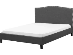 Letto Tessuto MONTPELLIER 180 x 200 cm LED Multicolore