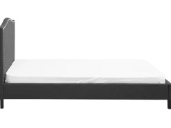 Letto Tessuto MONTPELLIER 180 x 200 cm LED Multicolore