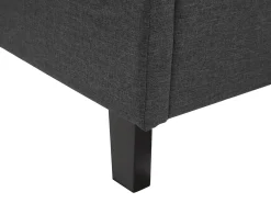 Letto Tessuto MONTPELLIER 180 x 200 cm LED Multicolore