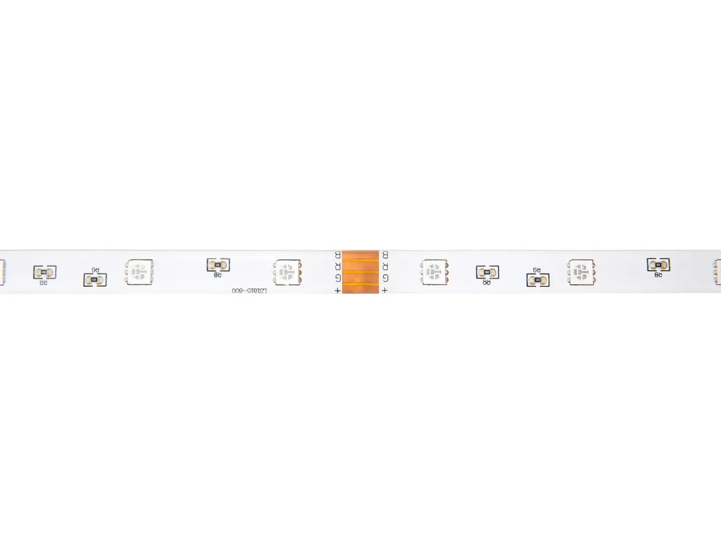 Letto Tessuto MONTPELLIER 180 x 200 cm LED Multicolore