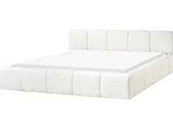 Letto Tessuto ORVILLE 180 x 200 cm Bianco sporco