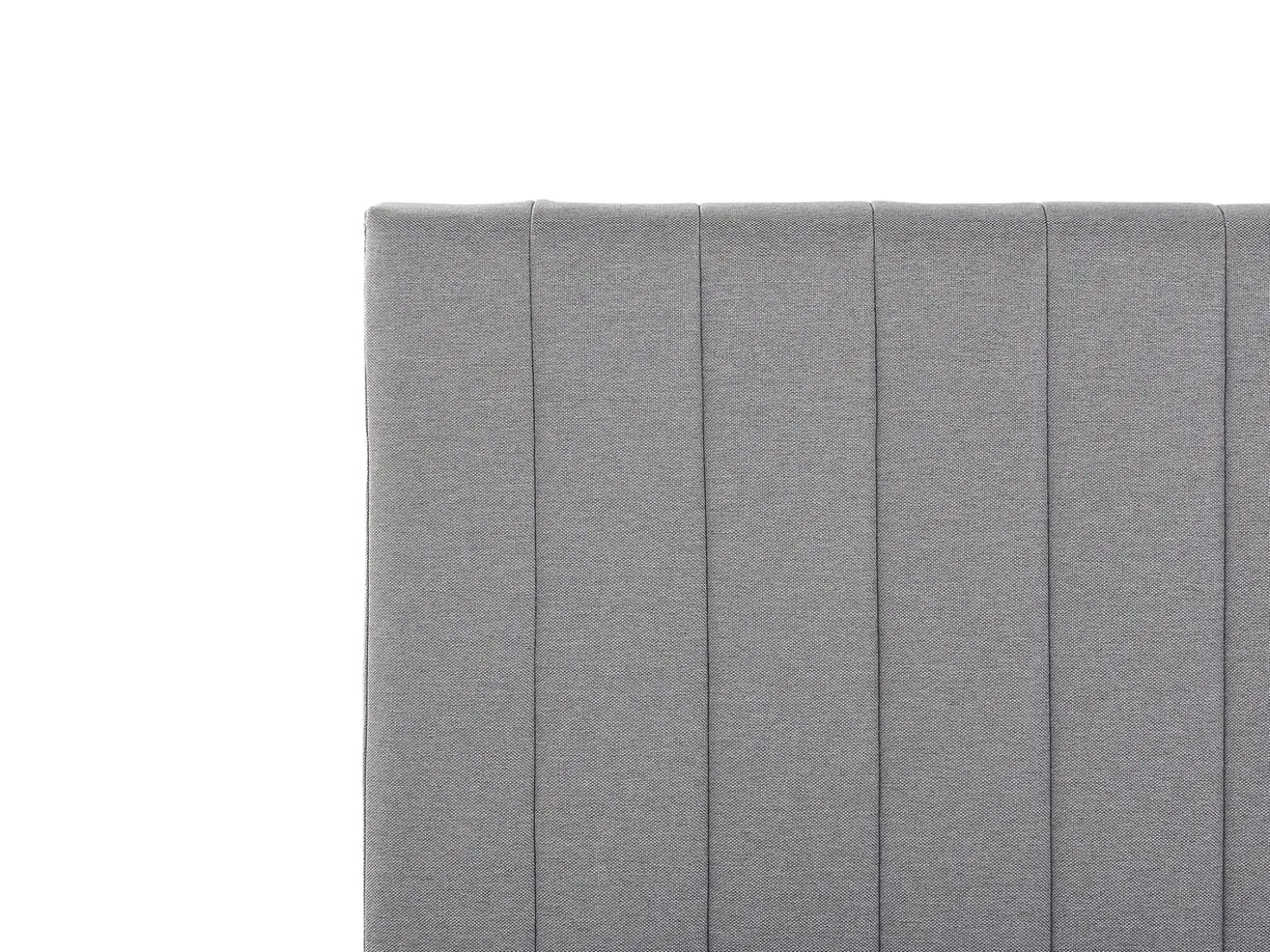 Letto Tessuto POITIERS 180 x 200 cm Grigio chiaro