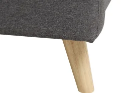 Letto Tessuto RENNES II 160 x 200 cm Grigio scuro