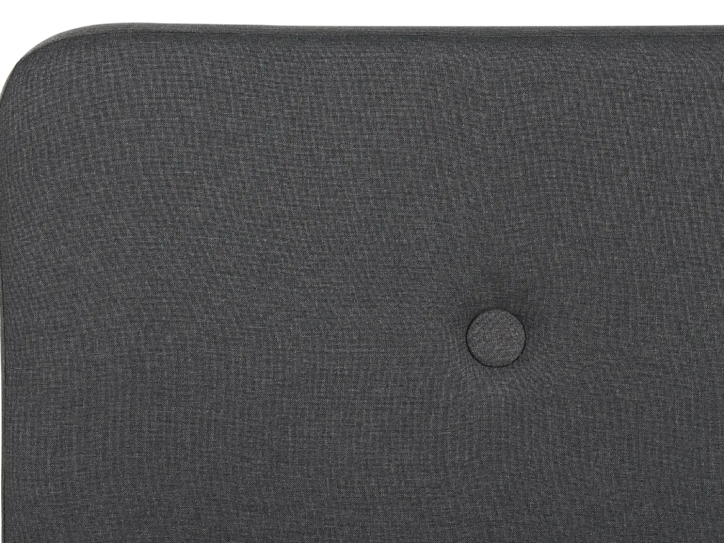 Letto Tessuto RENNES II 160 x 200 cm Grigio scuro