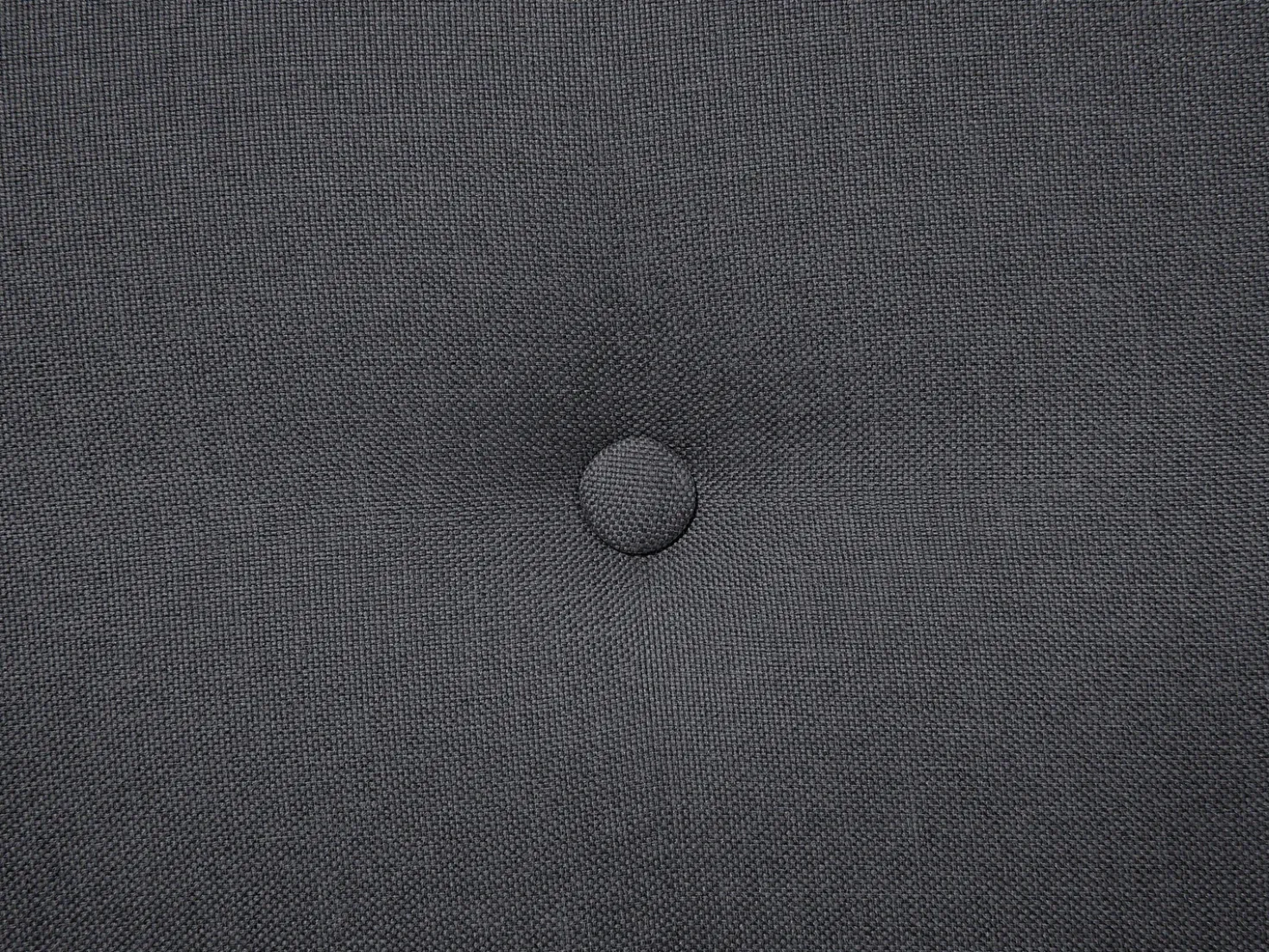 Letto Tessuto SAVERNE 180 x 200 cm Grigio scuro