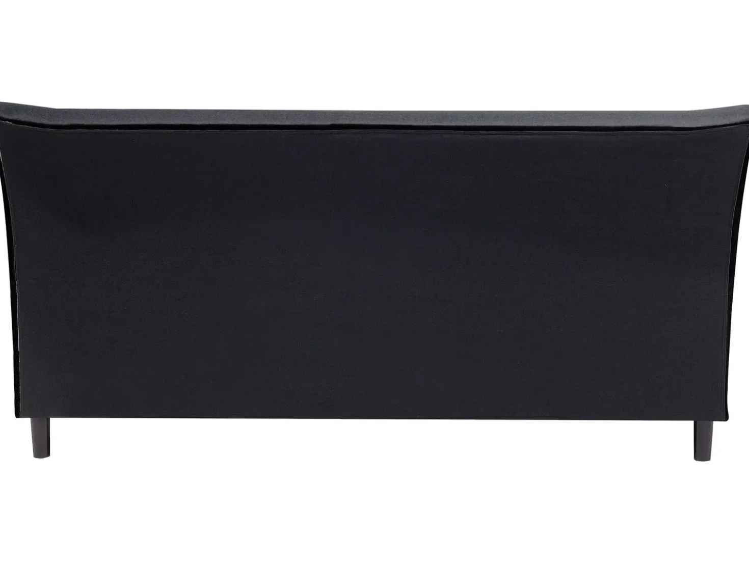 Letto Tessuto SAVERNE 180 x 200 cm Grigio scuro