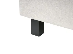 Letto Tessuto SENNEZ 160 x 200 cm Beige
