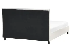 Letto Tessuto SENNEZ 160 x 200 cm Beige