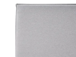 Letto Tessuto SENNEZ 90 x 200 cm Grigio chiaro