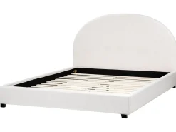 Letto Tessuto VAUCLUSE 160 x 200 cm Bianco sporco