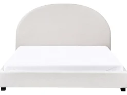 Letto Tessuto VAUCLUSE 160 x 200 cm Bianco sporco