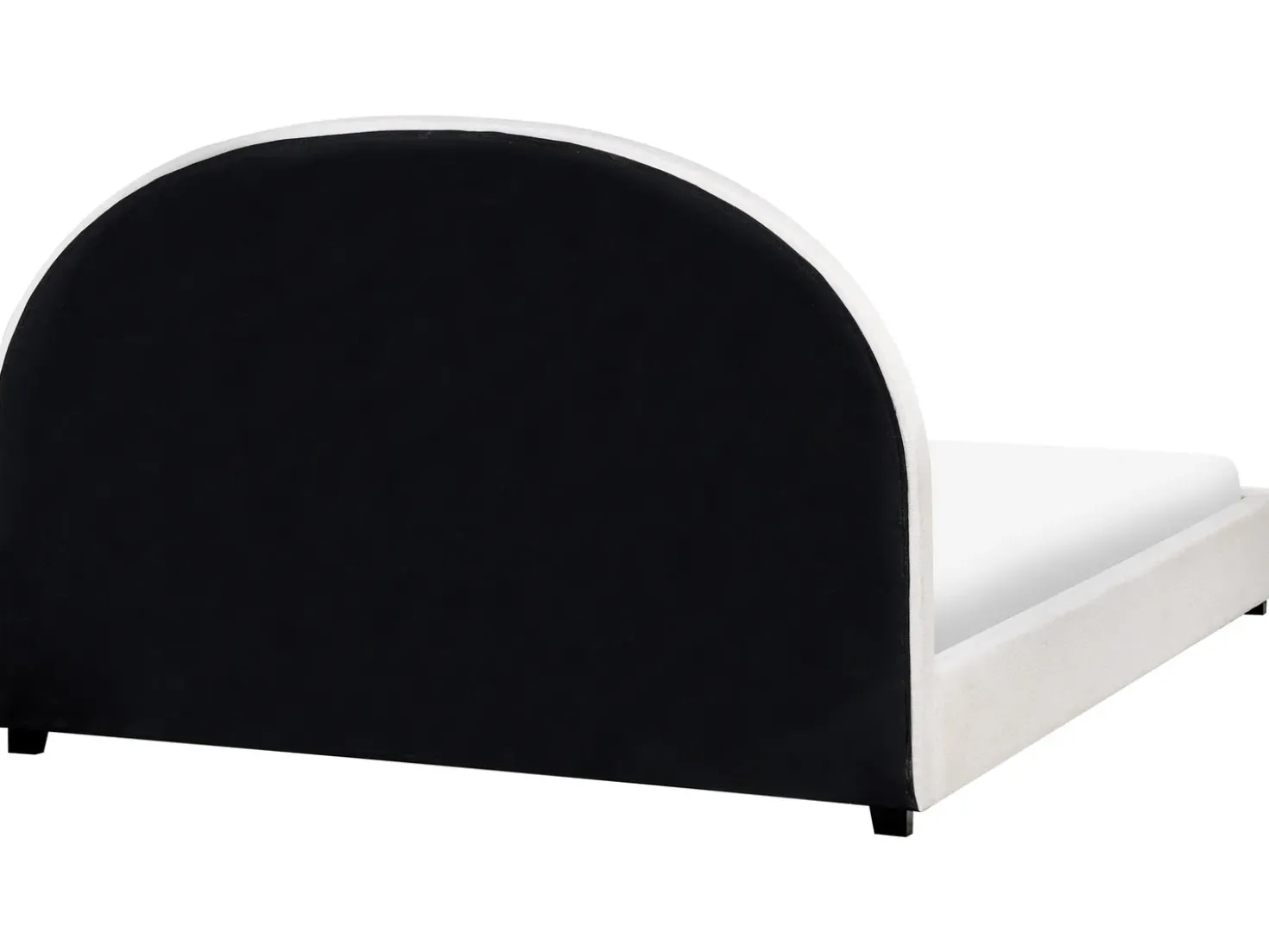 Letto Tessuto VAUCLUSE 160 x 200 cm Bianco sporco