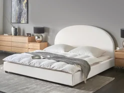 Letto Tessuto VAUCLUSE 180 x 200 cm Bianco sporco