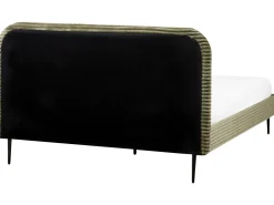 Letto Velluto a coste FLAYAT 160 x 200 cm Verde