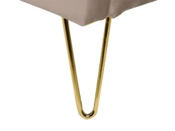 Letto Velluto AMBILLOU 180 x 200 cm Tortora
