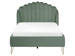 Letto Velluto AMBILLOU 120 x 200 cm Verde