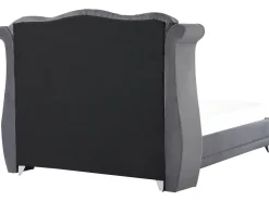 Letto Velluto AYETTE 180 x 200 cm Grigio