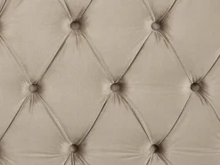 Letto Velluto AYETTE 180 x 200 cm Tortora