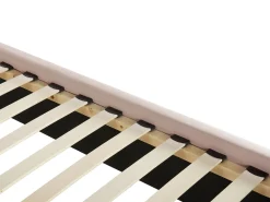 Letto Velluto AYETTE 180 x 200 cm Rosa pastello