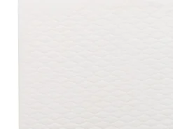 Letto Velluto BAYONNE 90 x 200 cm Bianco sporco