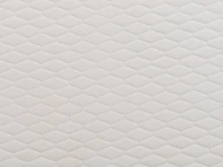 Letto Velluto BAYONNE 90 x 200 cm Bianco sporco