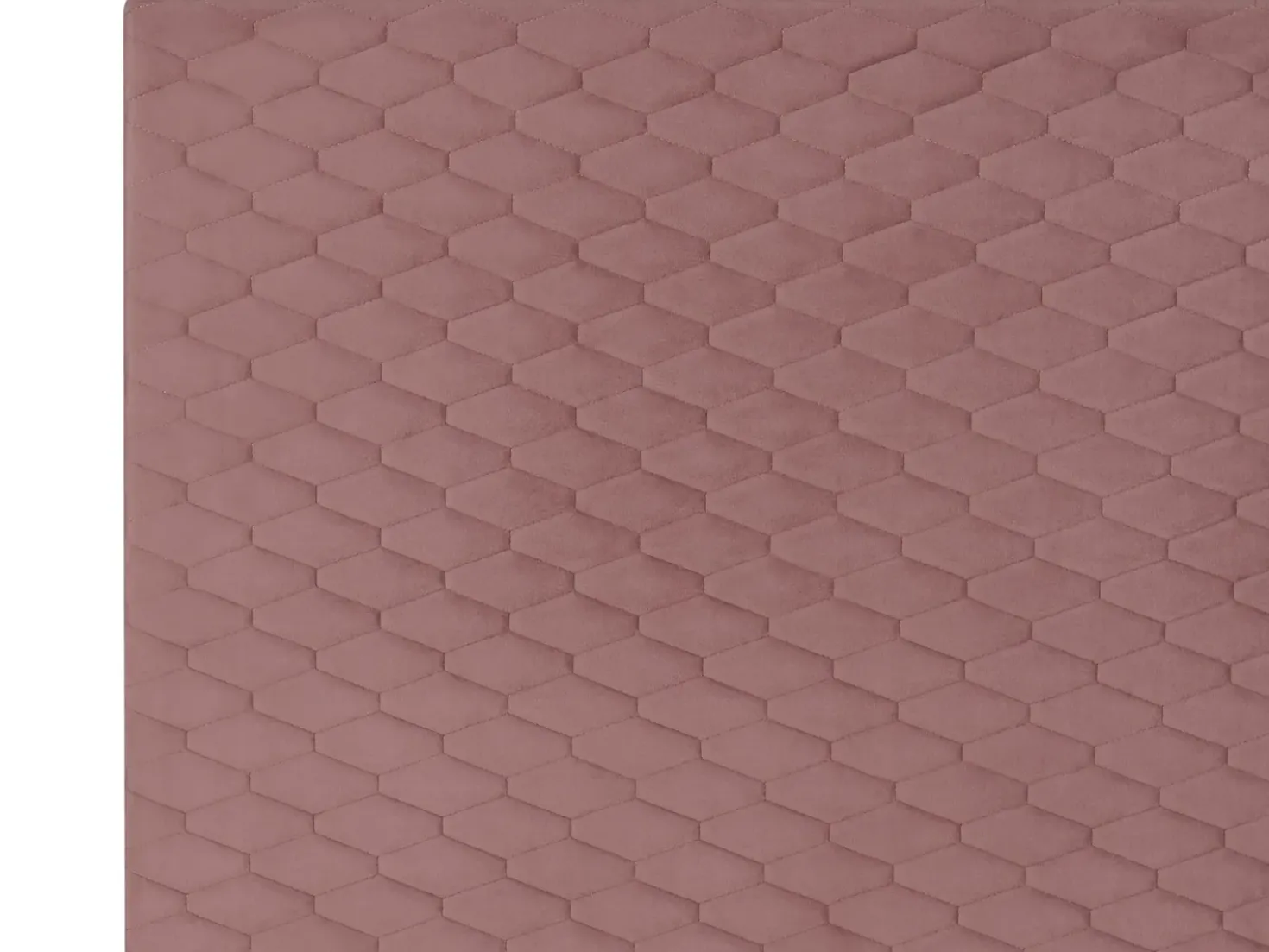 Letto Velluto BAYONNE 180 x 200 cm Rosa