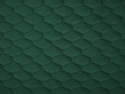 Letto Velluto BAYONNE 140 x 200 cm Verde scuro