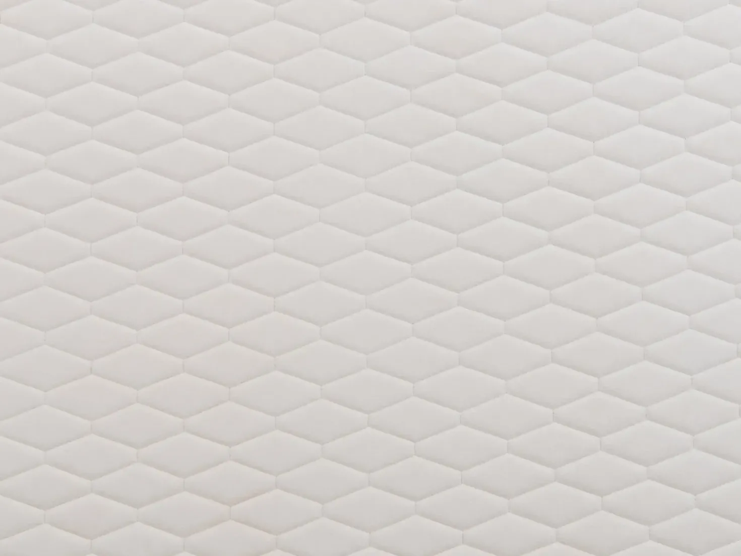 Letto Velluto BAYONNE 180 x 200 cm Bianco sporco
