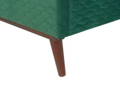 Letto Velluto BAYONNE 180 x 200 cm Verde