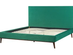 Letto Velluto BAYONNE 180 x 200 cm Verde