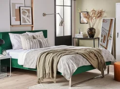 Letto Velluto BELLOU 180 x 200 cm Verde