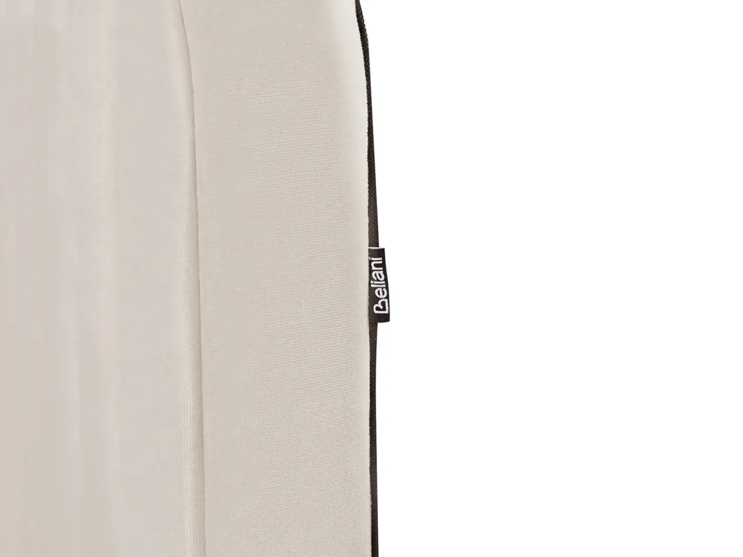 Letto Velluto BRIN 180 x 200 cm Beige